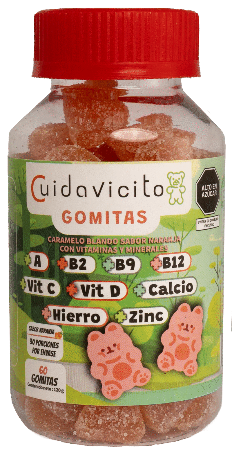 Gomitas enriquecidas con Vitaminas